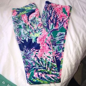 Lilly Pulitzer velour pants